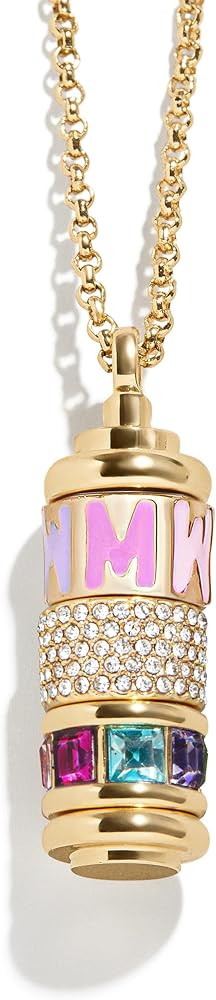 BaubleBar Initial Spinner Charm Necklace | Amazon (US)