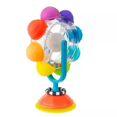 Sassy® Light-Up Rainbow Wheel Tray Toy | buybuy BABY | buybuy BABY
