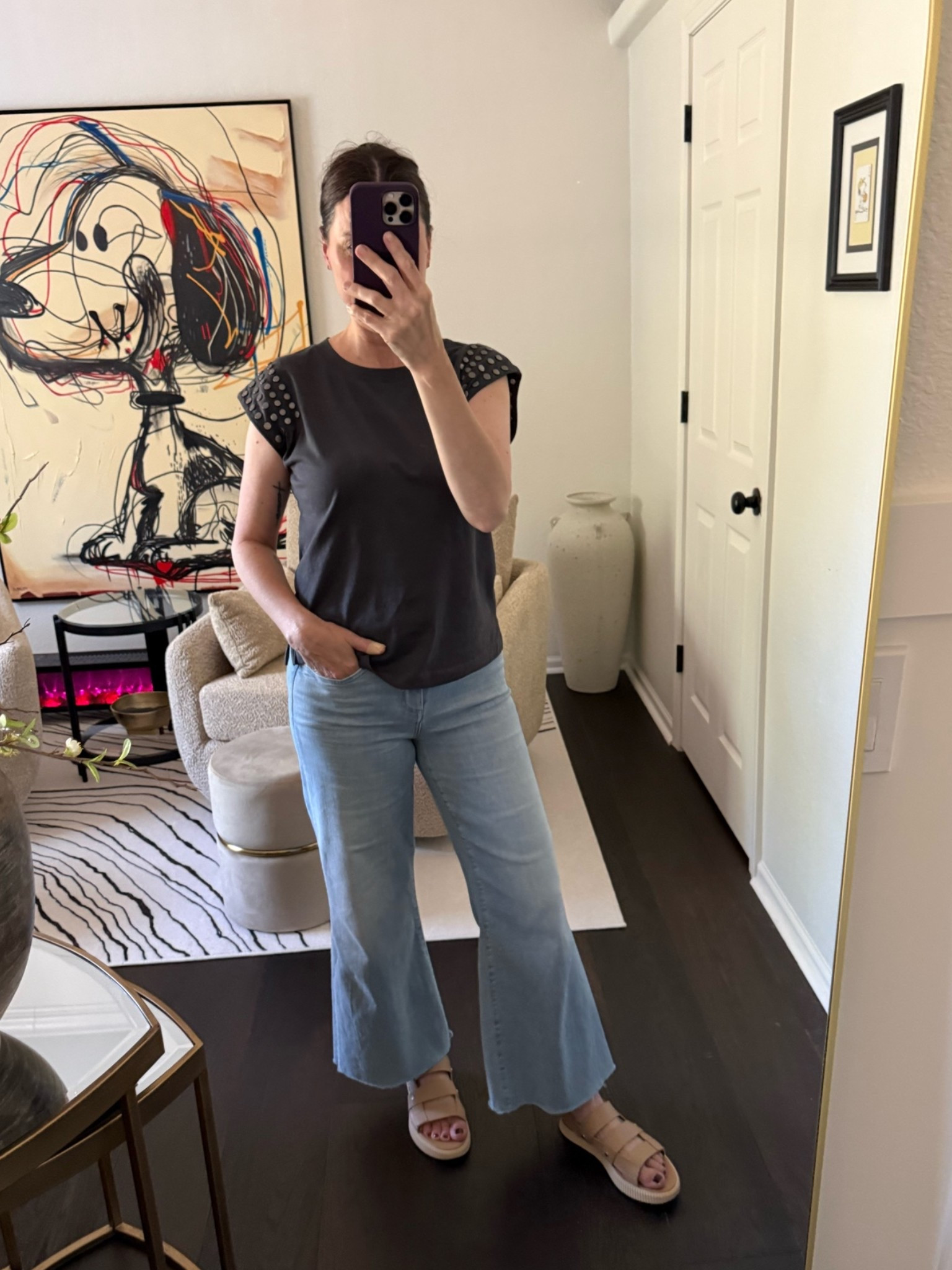 Some days are soft soles and studs!

This fabulous top is also on SALE!!!  I’m wearing my true size small.

#LTKvlog #LTKootd #LTKSaleAlert