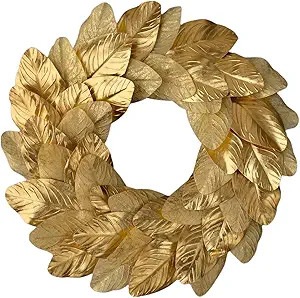 idyllic Magnolia Leaves Wreath 18 Inches Farmhouse Decoration Adjustable Vintage Front Door Wreat... | Amazon (US)