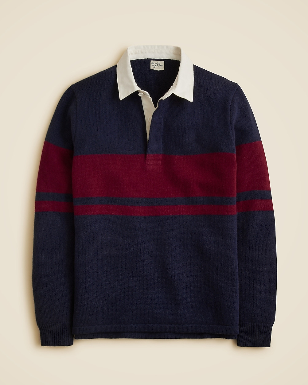 Lambswool rugby sweater | J. Crew US