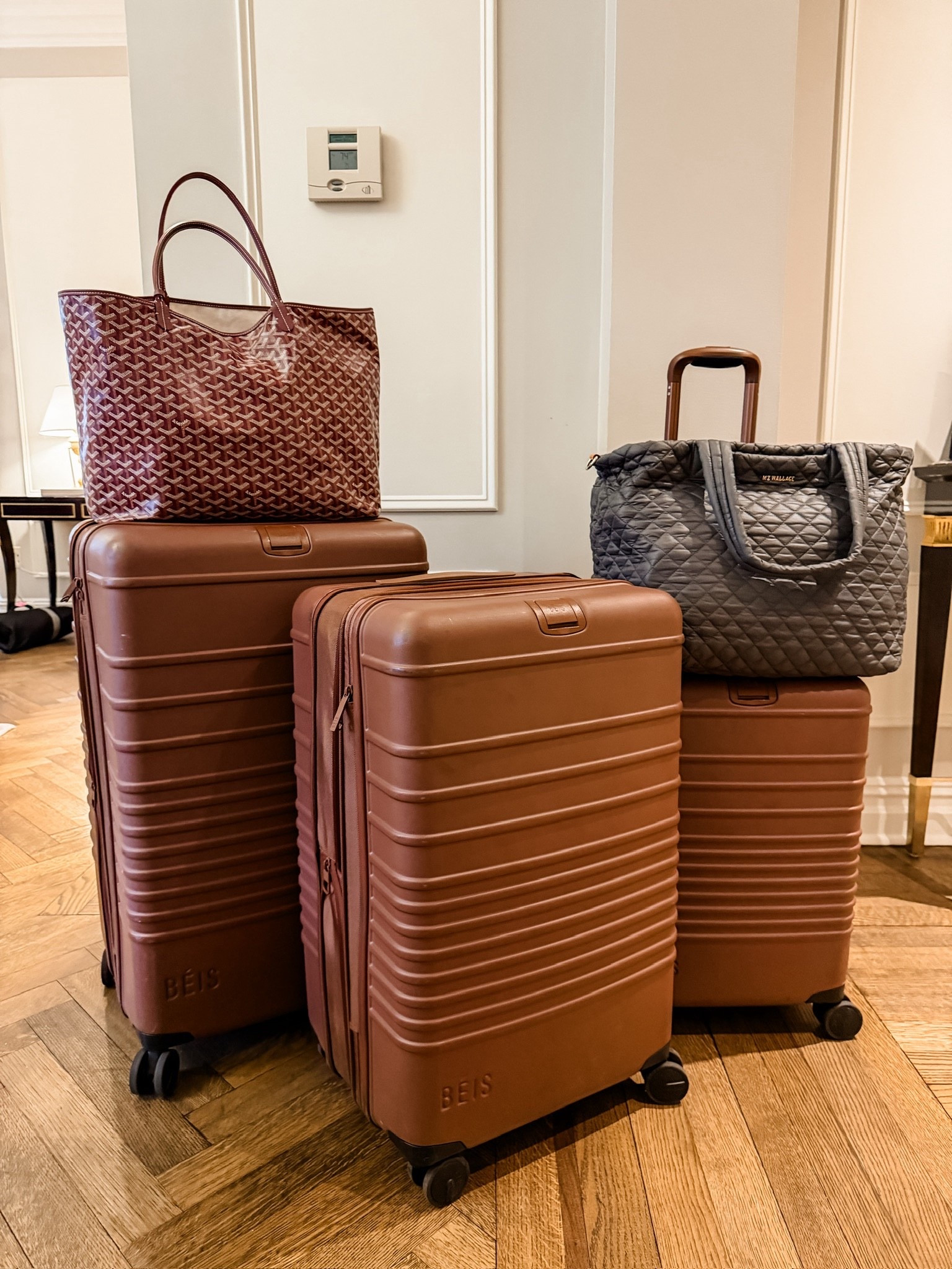 I have been loving my @beistravel luggage! I somehow managed to pack myself & all three girls in the luggage that would normally just be for me!  🤣

Loverly Grey, luggage, Beis, travel finds, checked luggage, carry on bags, carry on luggage 

#LTKTravel