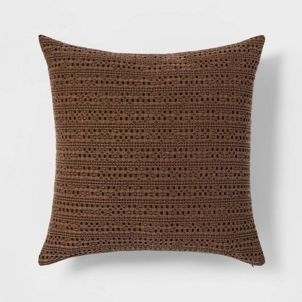Oversize Square Washed Waffle Throw Pillow - Threshold™ | Target
