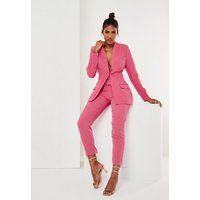 Fuchsia Co Ord Basic Cigarette Pants | Missguided (US & CA)