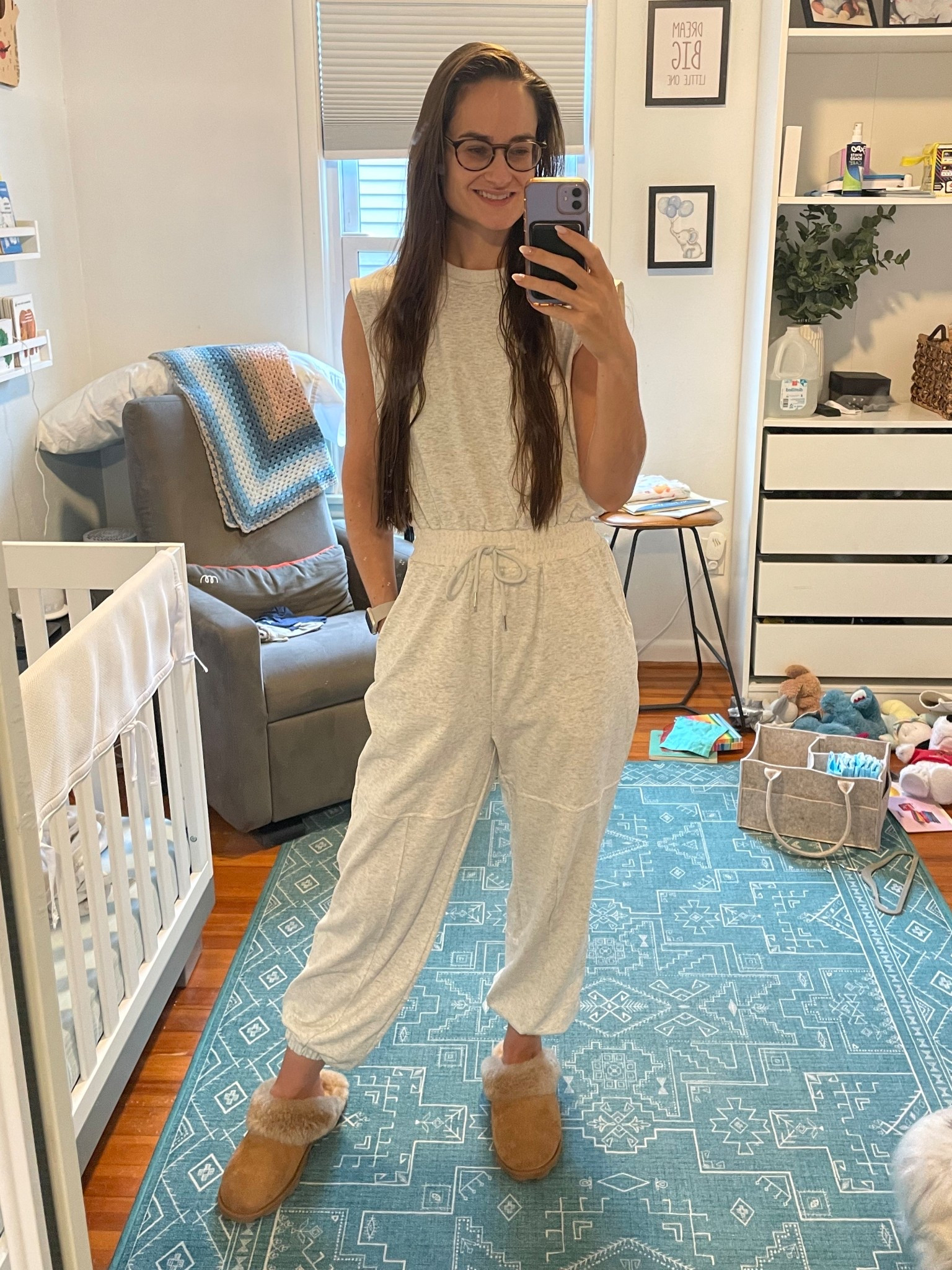The comfiest lounge wear ever! Easy to throw on and go. Wearing a size small. I tried the medium too for some more length and it was definitely longer but just way too big in the waist. Sticking with the small and eyeing some other colors! Can pair with a cross body belt bag and sneakers for a cute and casual vibe  

#LTKFindsUnder50 #LTKActive #LTKStyleTip