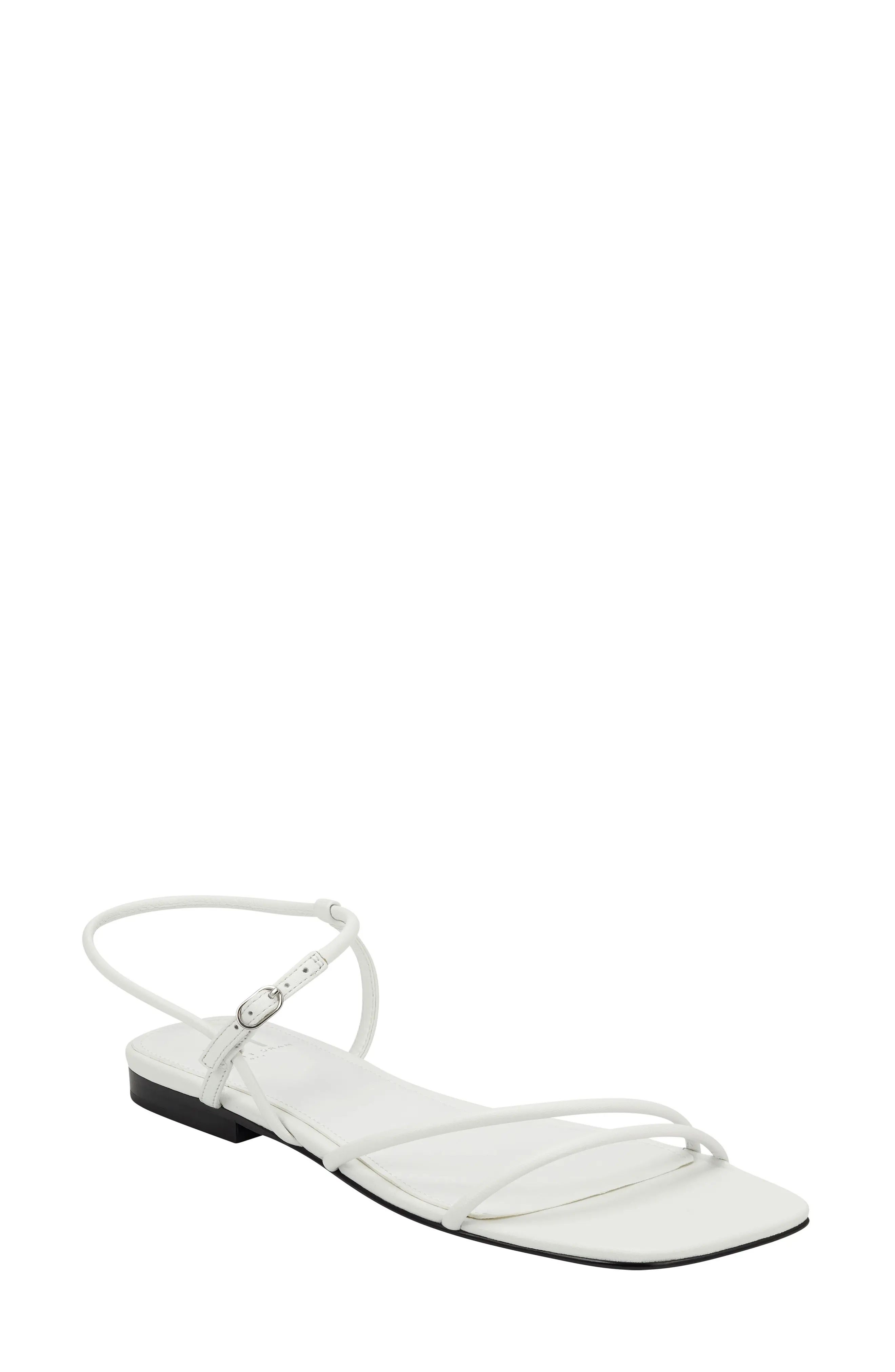 Women's Marc Fisher Ltd Marg Sandal, Size 8.5 M - White | Nordstrom
