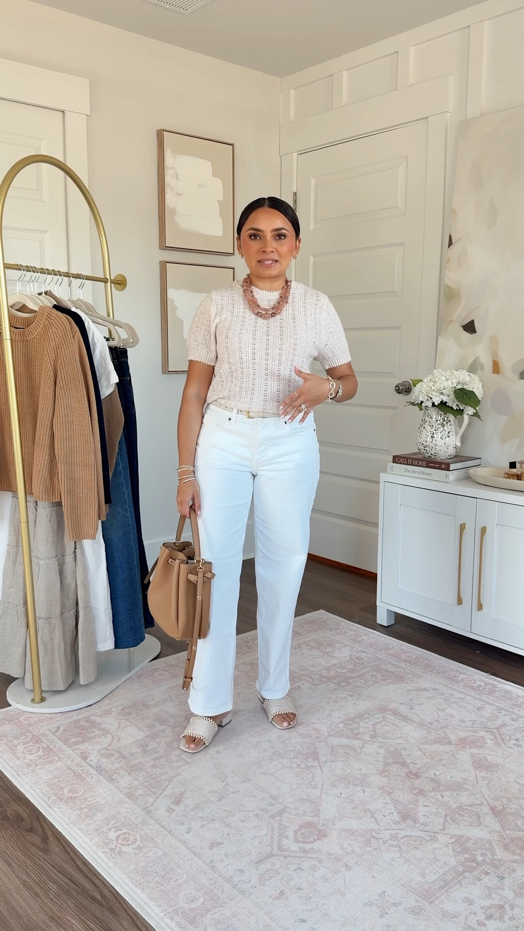 Target Tops and Old Navy Jeans for Spring!
For reference: I’m 5’0, petite, 32b bra size, and 2/26 in bottoms, pear shaped. 
*Everything I share is unaltered! TTS means true to size. Between size 5-6.5 in shoes

All tops and jackets size xs TTS
White jeans size 2 petite TTS 
All sandals size 5-5.5


#LTKPetite #LTKSaleAlert #LTKootd