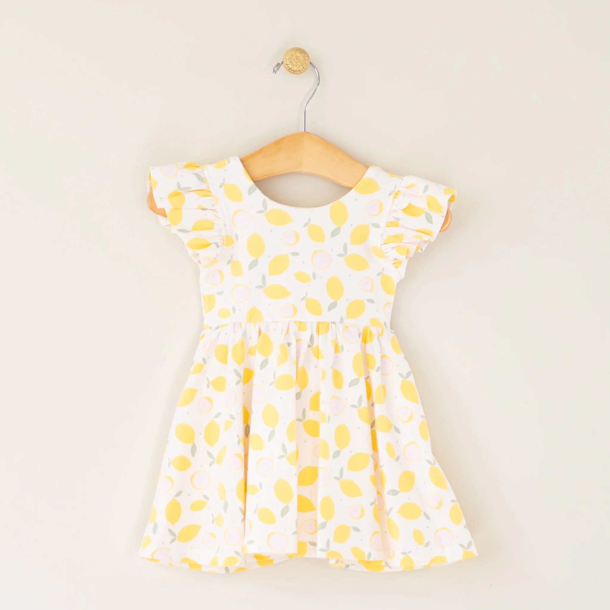 Lemon Drop Knit Infant Dress | Four and Twenty Sailors