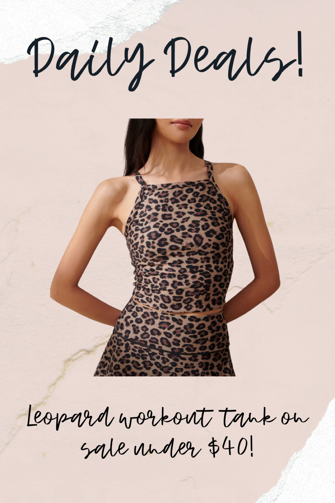 Leopard top, workout top, abercrombie 

#LTKFindsUnder50 #LTKActive #LTKSaleAlert