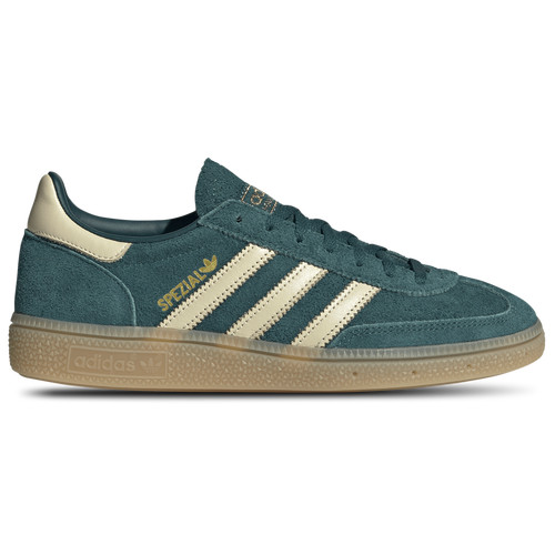 Womens adidas Originals Handball Spezial - Running Shoes Rich Green/Gold Met/Warm Vanilla Size 10.0 | Champs Sports