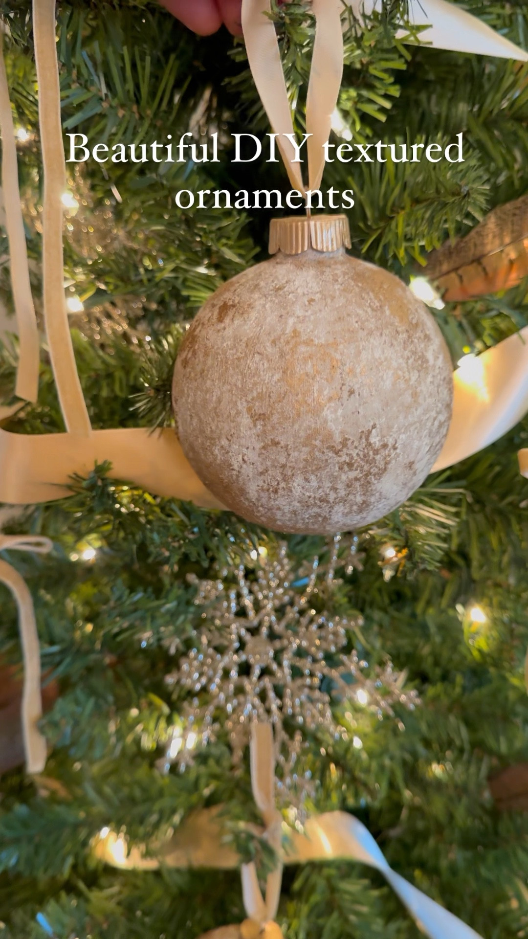 Let’s make these beautiful DIY textured ornaments. 

🌲Using shatterproof clear ornaments, apply two coats of matte acrylic paint mixed with baking soda, drying between coats. 

🌲After those coats are dry, heavily load your paint brush with the paint/baking soda mixture. Apply to the ornaments in patting motions slowly to pull the wet paint upwards creating extra dimension and texture. 

🌲Using a natural sponge, and a lighter shade paint, gently tap the paint over the ornament. 

🌲While the paint is very slightly wet, roll the ornament in ground cloves. 

🌲Once dry, brush off excess cloves with a clean paint brush. 

🌲Apply Rub n Buff and metallic paint to create the antique effect. 

🌲Not only are these ornaments gorgeous with their texture, dimension, and antique effects, but they smell incredible! 

Comment INFO PLEASE and will send you a link to everything I used. 

Be sure to save, and tag a friend you’d have fun making these with. 🌲

(I used the following colors—Folk Art Bark Brown, Folk Art Coffee Latte, Folk Art Linen, Folk Art Cool Bisque. 
Rub n Buff Spanish Copper & Antique Gold, and the last coat was Folk Art Metallic Antique Copper.)

*Not shown, I removed the ornament tops and painted them with Antique Gold Rub n Buff. 

#thesassyoak #diychristmas #diychristmasdecor #diychristmasdecorations #diychristmasornaments #christmasdecor #christmasdecorating #christmasdiy #antiquechristmas #christmastree #christmasdecorideas #christmastreedecorating #christmastreeornaments #neutralchristmas #neutralchristmasdecor #ltkhome #cozyhome #mixerofstyles 

Christmas ornaments, Christmas tree, Moody Christmas, Woodland Christmas, Vintage Christmas, DIY Christmas, DIY Christmas Ornaments

#LTKVideo #LTKHome #LTKHoliday