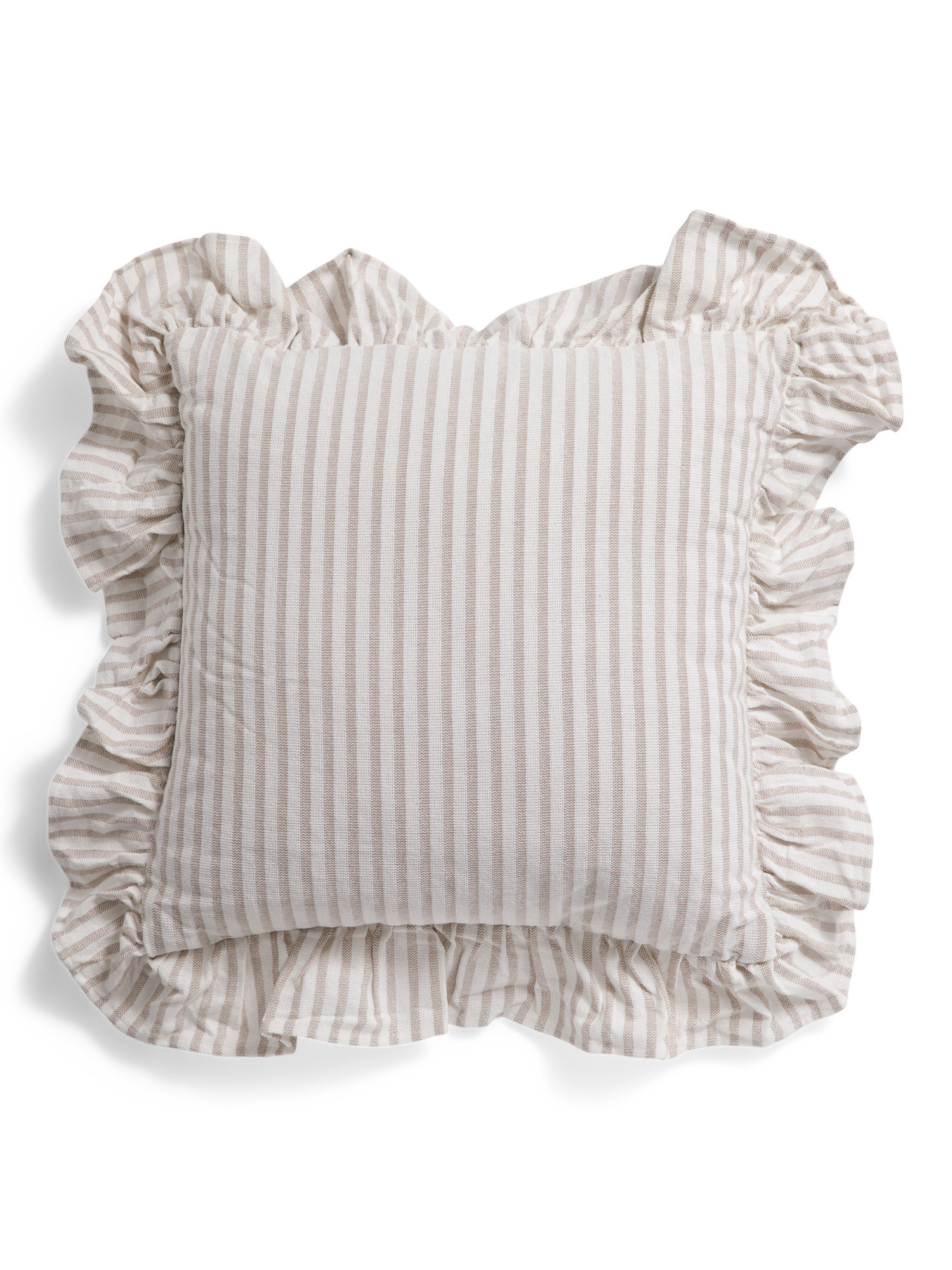 20x20 Ruffle Stripe Printed Pillow | TJ Maxx