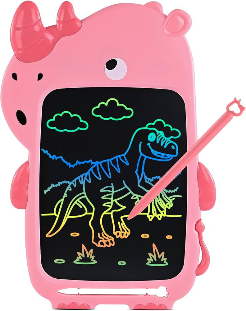 LCD Writing Tablet for Kids, 10 Inch Colorful Drawing Doodle Board, Learning Educational Rhinocer... | Amazon (US)