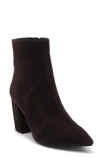 Jeffrey Campbell Botita Block Heel Bootie in Brown Suede at Nordstrom Rack, Size 7 | Nordstrom Rack
