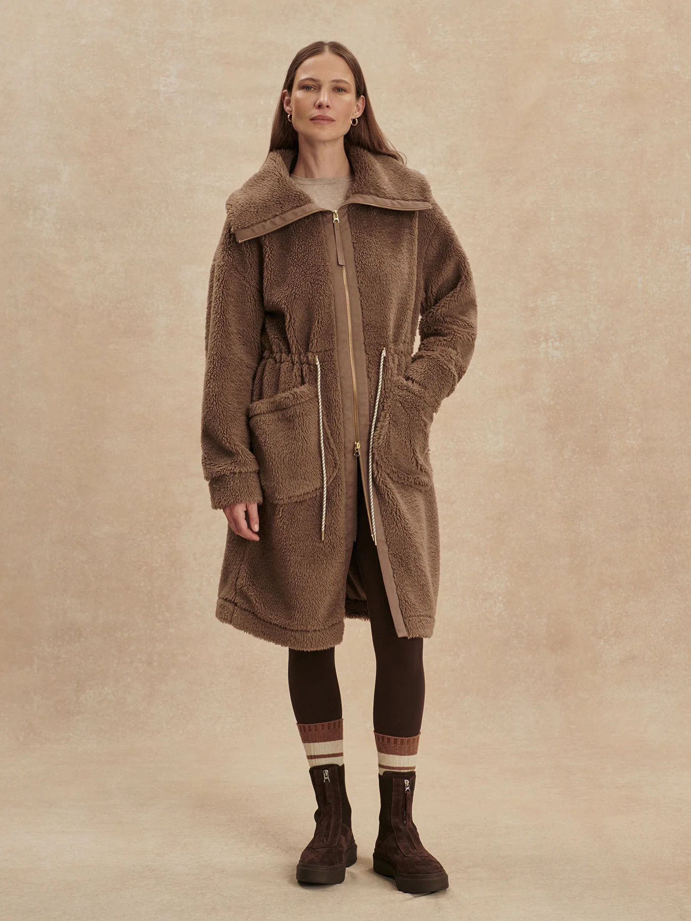 Logan Sherpa Coat | Varley US