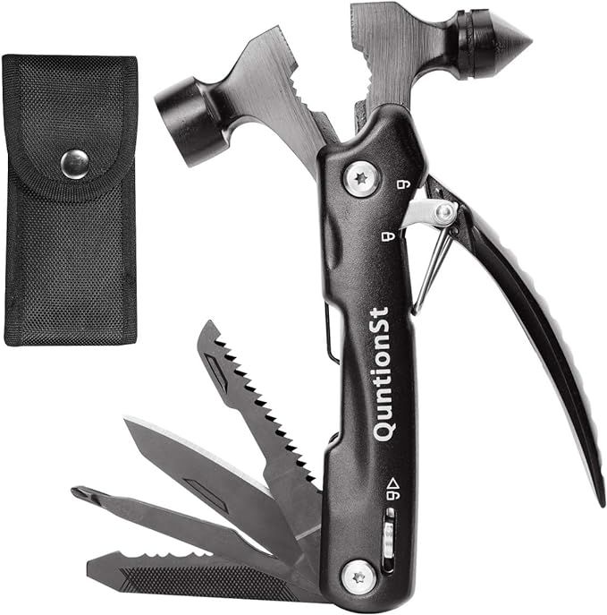 Survival Hammer Multitool,Fathers Day Christmas Gifts for Men Dad, Emergency Escape Car Safety Ha... | Amazon (US)