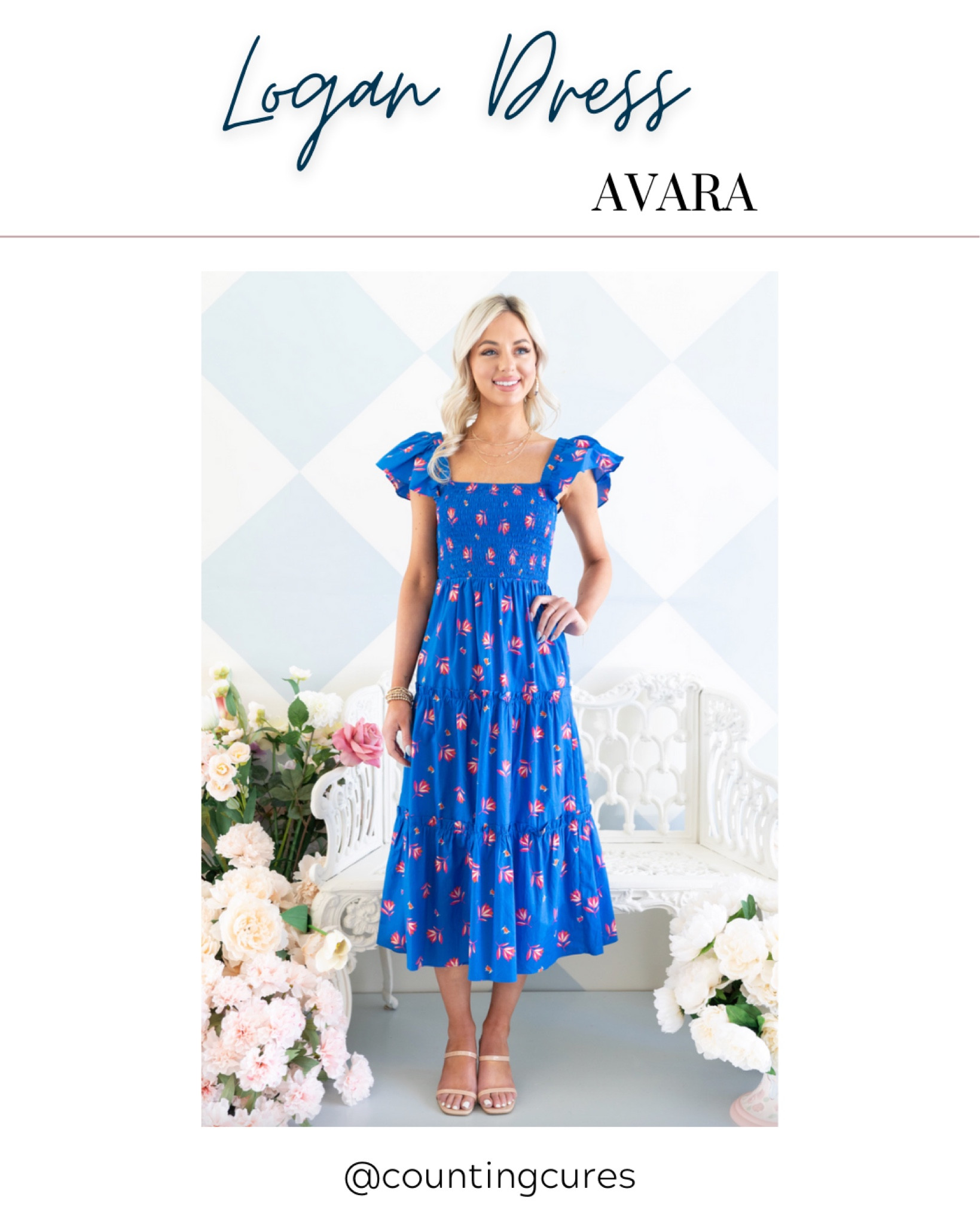 Chic blue dress from Avara!

#springfashion #floraldress #mididress #petitefashion

#LTKstyletip #LTKFind #LTKunder100