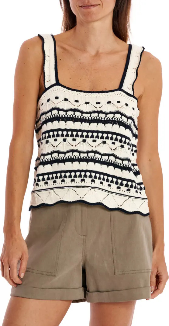 Stripe Crochet Tank | Nordstrom