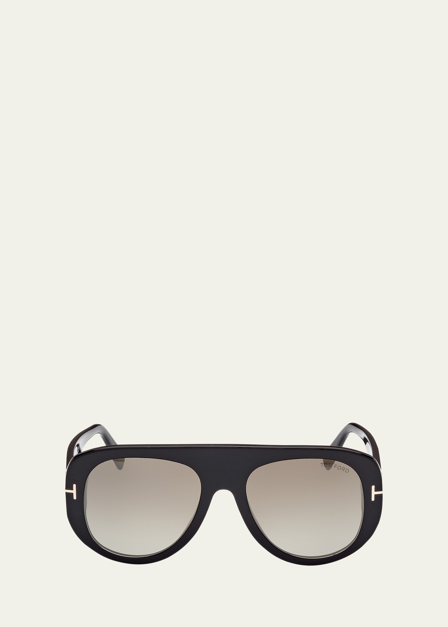 TOM FORD Signature T Acetate & Metal Aviator Sunglasses | Bergdorf Goodman