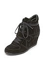 Ash Bowie Women's Wedge Sneakers-Suede Upper, Lace-Up & Strap Closure, Fashionable & Versatile Footwear, Black/Black/Black, 11 | Amazon (US)