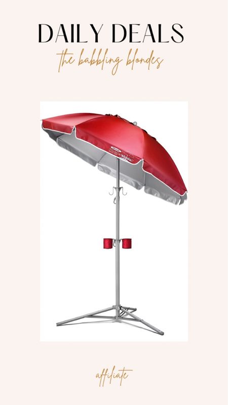 Just snagged this umbrella for all the upcoming baseball tournaments! Easy to put together and less work than an actual tent! 25% off today! 

Amazon finds, amazon outdoor