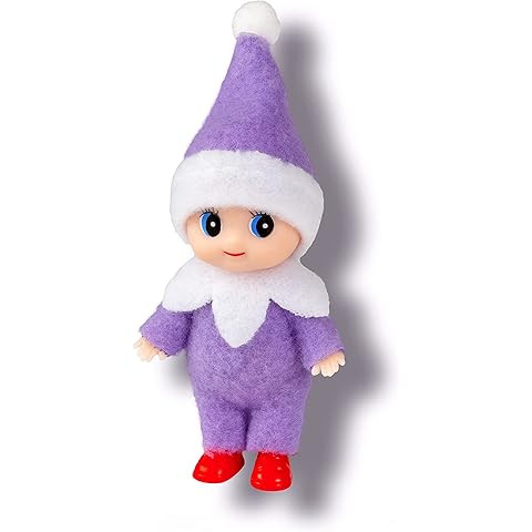 Wuleeuper Tiny Baby Elf Doll | Christmas Miniature Elf Decoration | Newborn Gift | Baby Grow Doll... | Amazon (US)