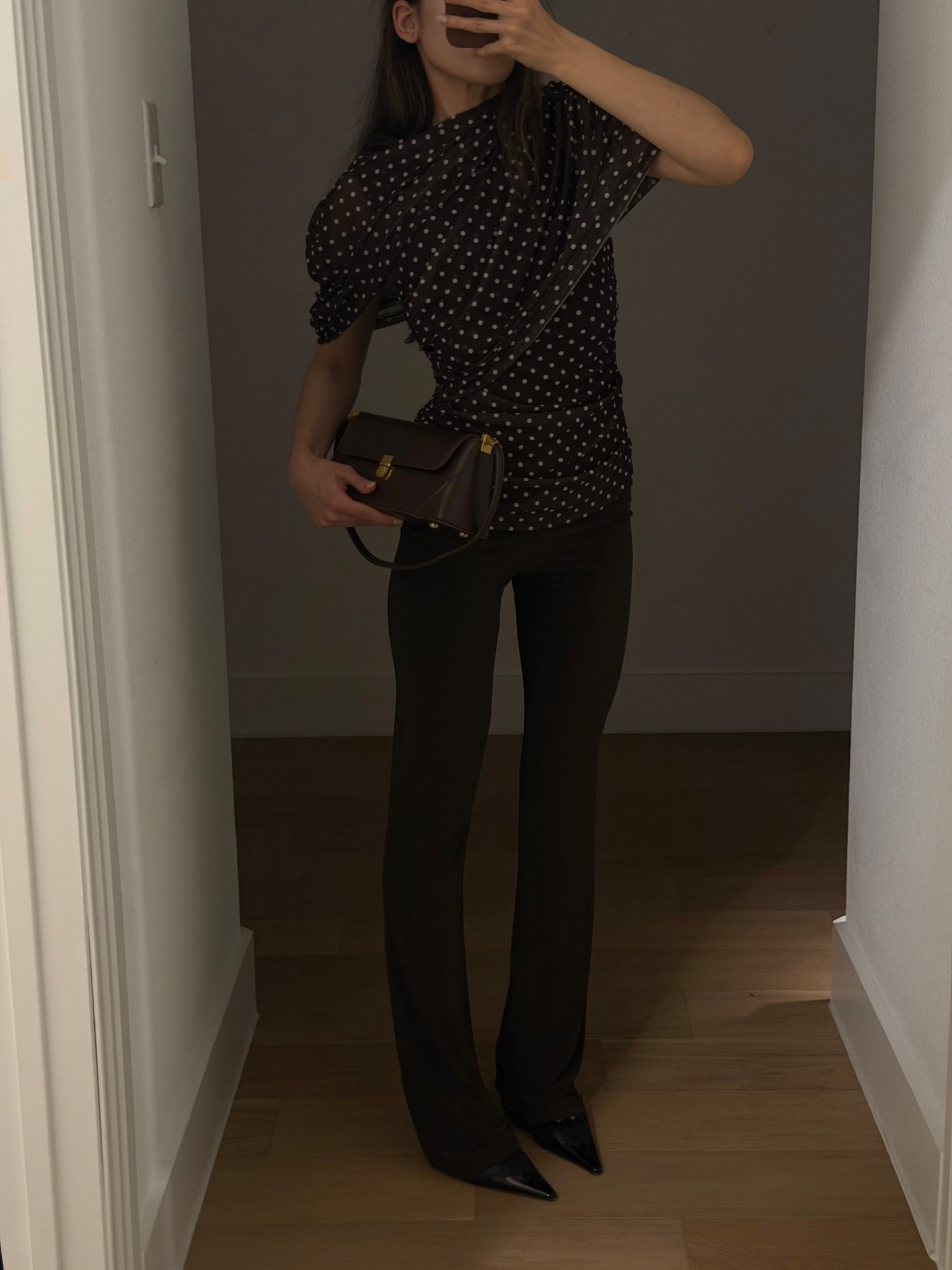 Ootd - brown outfit - look of the night - revolve - Amazon finds - polka dot 

#LTKgrwm #LTKdayinmylife #LTKmomlife