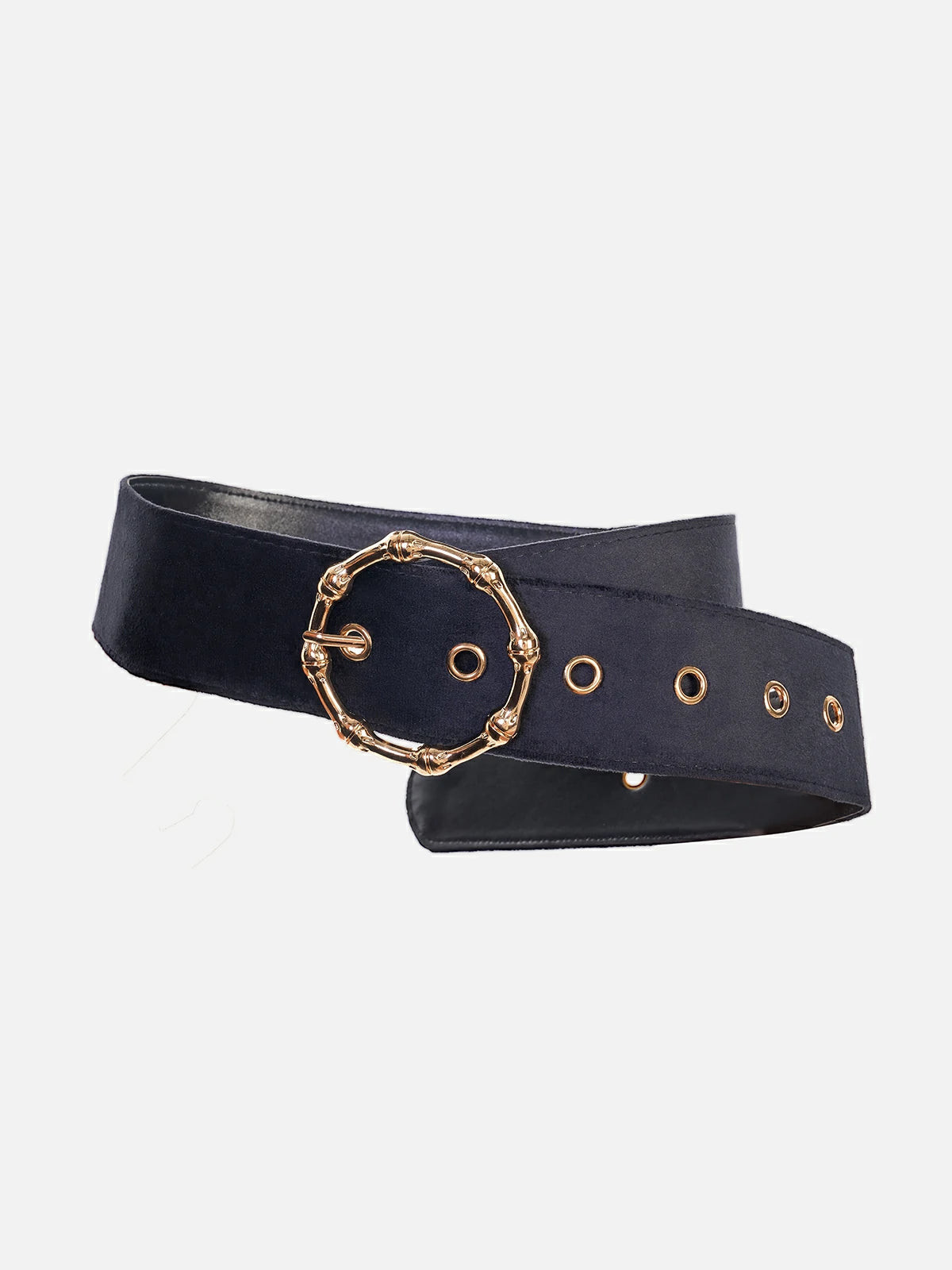 Retro Gold Buckle Wide Waist Belt | SDEER