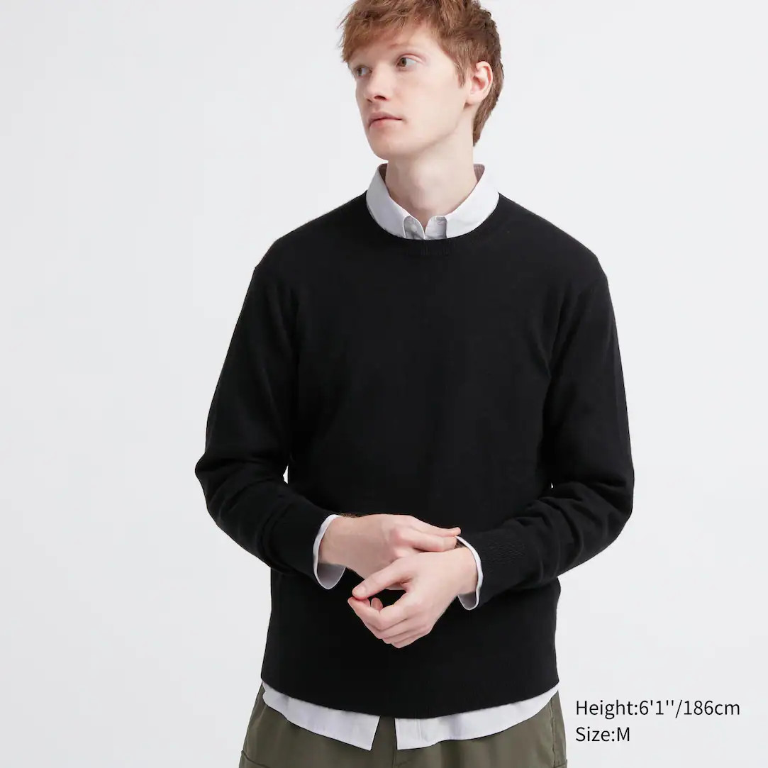 PULL 100% CACHEMIRE COL ROND | Uniqlo FR