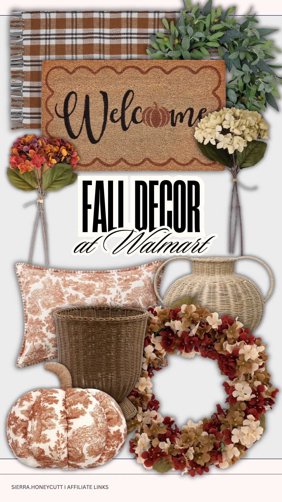 Fall decor at Walmart! The cutest + affordable finds 😍 🍂 

Seasonal fall autumn decor decorations neutral brown floral wreaths door mat

#LTKmomlife #LTKHome #LTKSeasonal