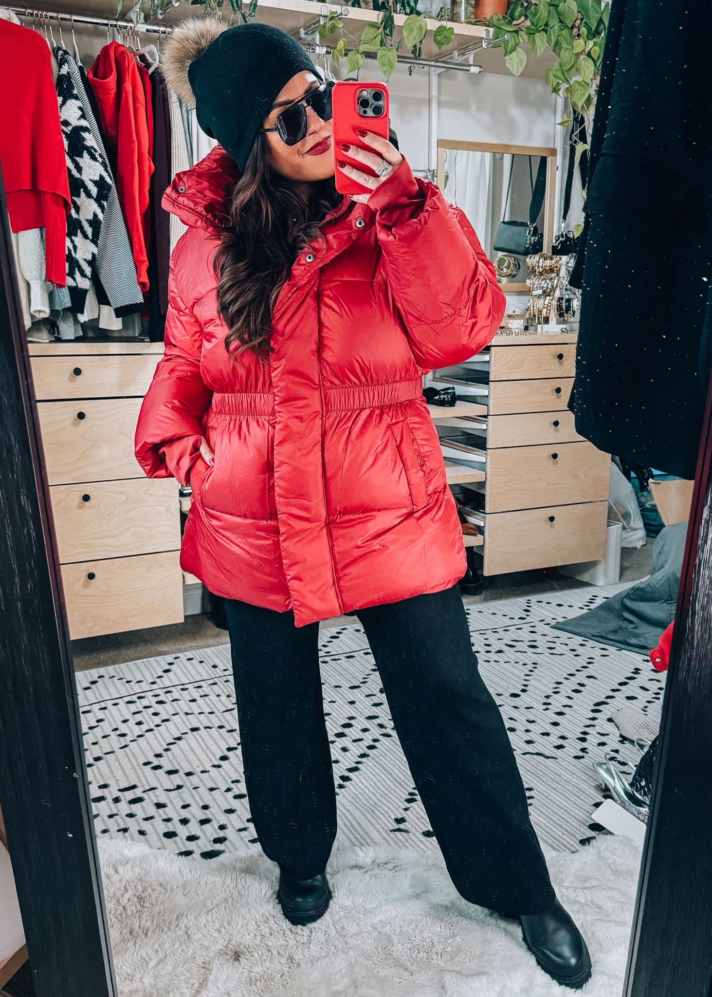 Midsize winter coat- wearing an xl which is roomy on me. Would prefer a large 
Amazon matching sweater set xl 


#LTKSeasonal #LTKHoliday #LTKmidsize