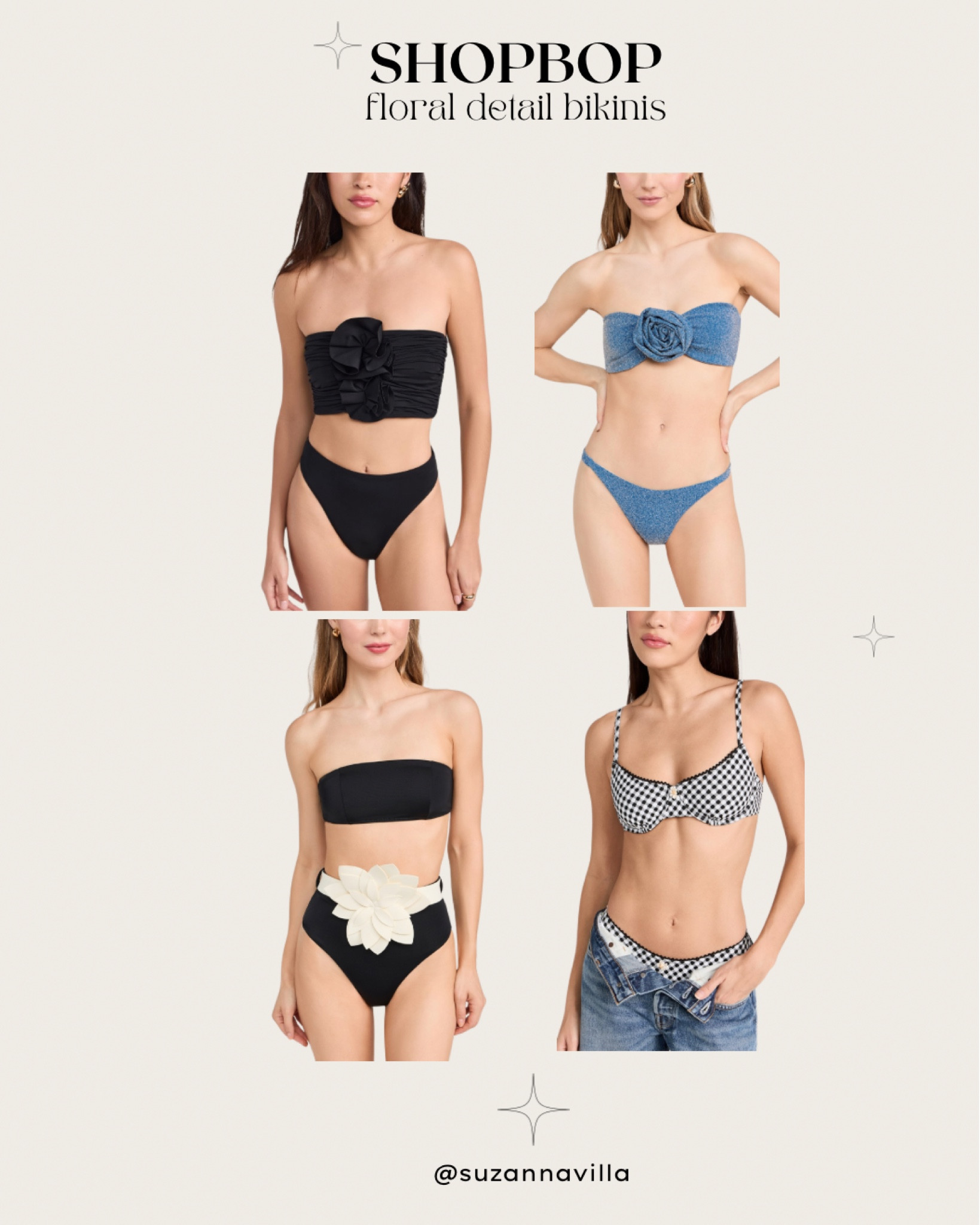 floral detail bikinis for summer 🌼 @shopbop

#LTKTravel #LTKSwim #LTKSeasonal