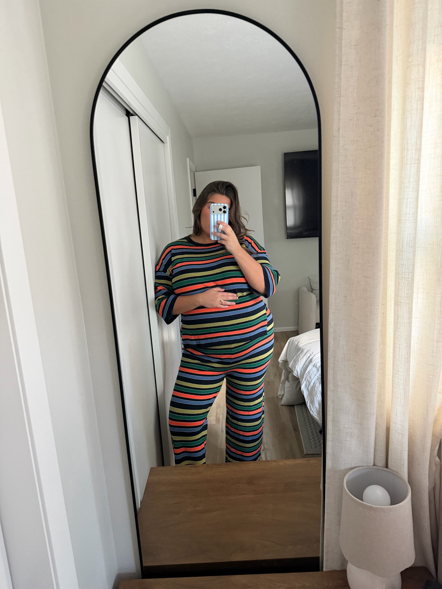 3/4 sleeve length stripped set xxl

#LTKPlusSize #LTKTall #LTKMidsize