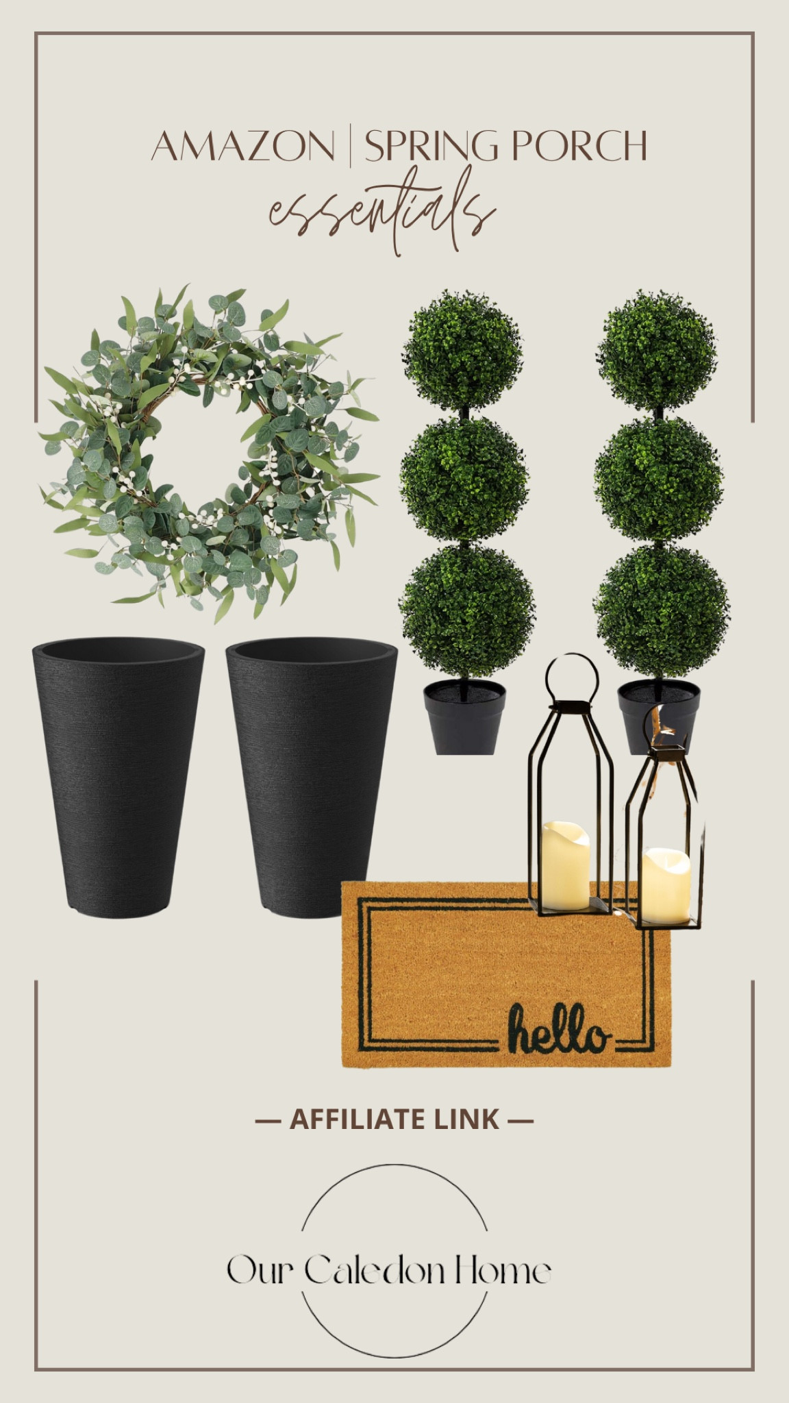 The perfect spring porch styling! 

Amazon | Amazon Canada | Spring Decor | Spring Porch | Porch Decor |

#LTKSeasonal #LTKsalealert #LTKhome