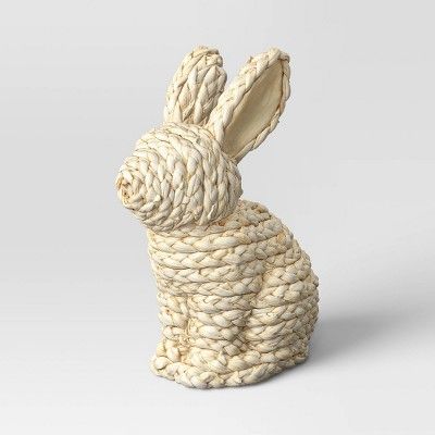Woven Sitting Easter Bunny Figurine - Threshold™ | Target