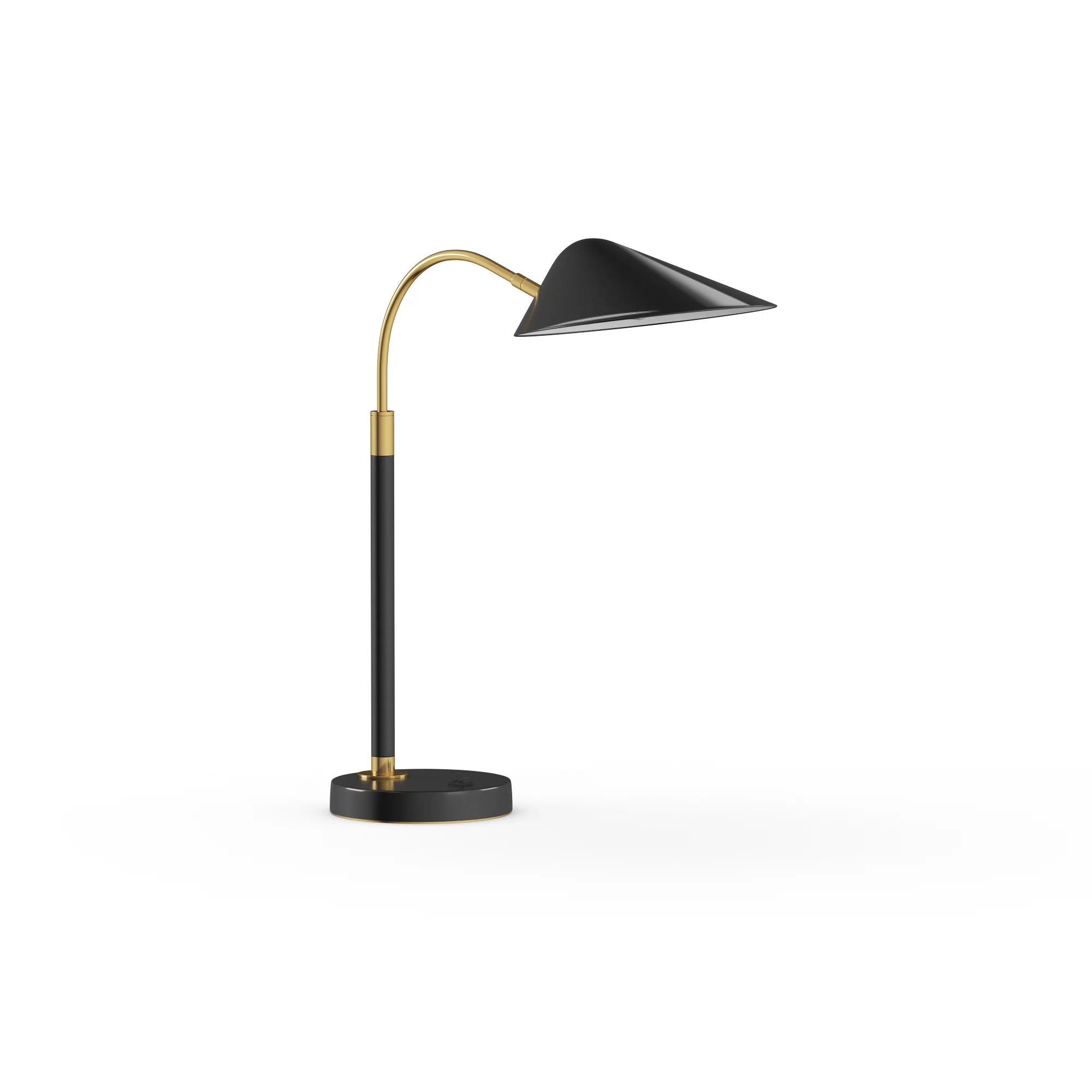 MoDRN Scandinavian Desk Lamp with USB Charging, Black | Walmart (US)