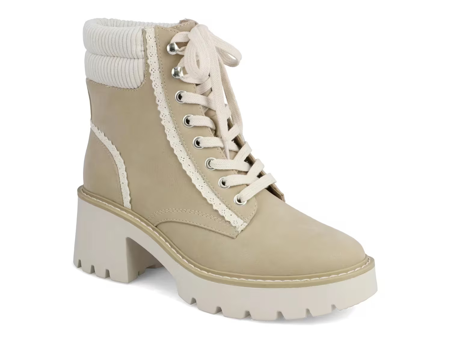 Mia Nakoma Bootie | Women's | Pale Beige | Size 8.5 | Boots | Lug | DSW