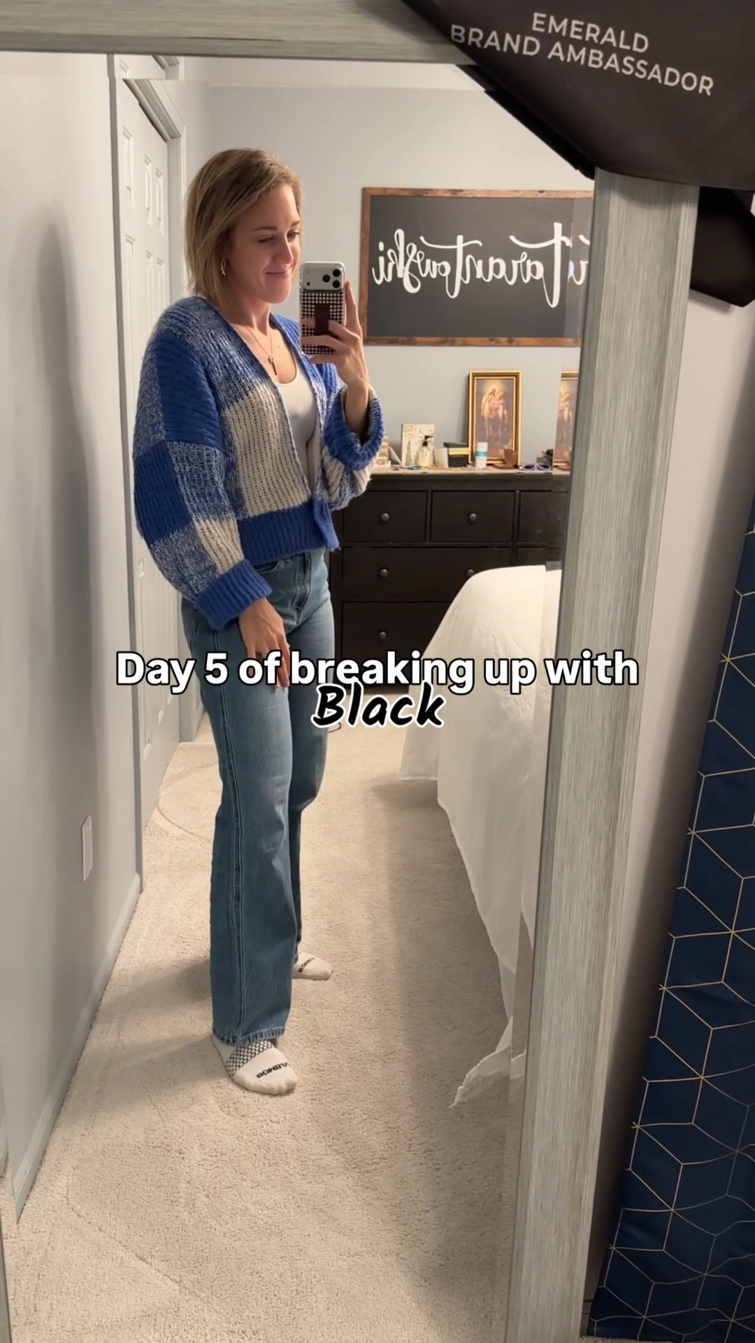 Day 5 of breaking up with Black🙅🏼‍♀️
Going for a classic sweater and jean combo, easy everyday look. I got this sweater from a local boutique but linked some similar ones I like. Great knitted top!🥰😍

#LTKmomlife #LTKmorningroutine #LTKootd