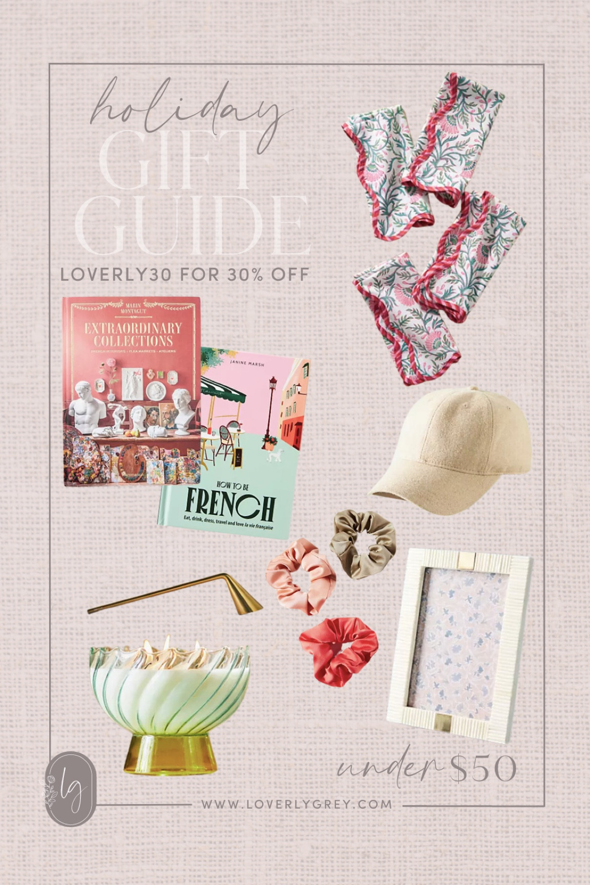 Loverly Grey holiday gift guide under $50 from Anthropologie. Use code LOVERLY30 for 30% off.

#LTKfindsunder50 #LTKHoliday #LTKGiftGuide