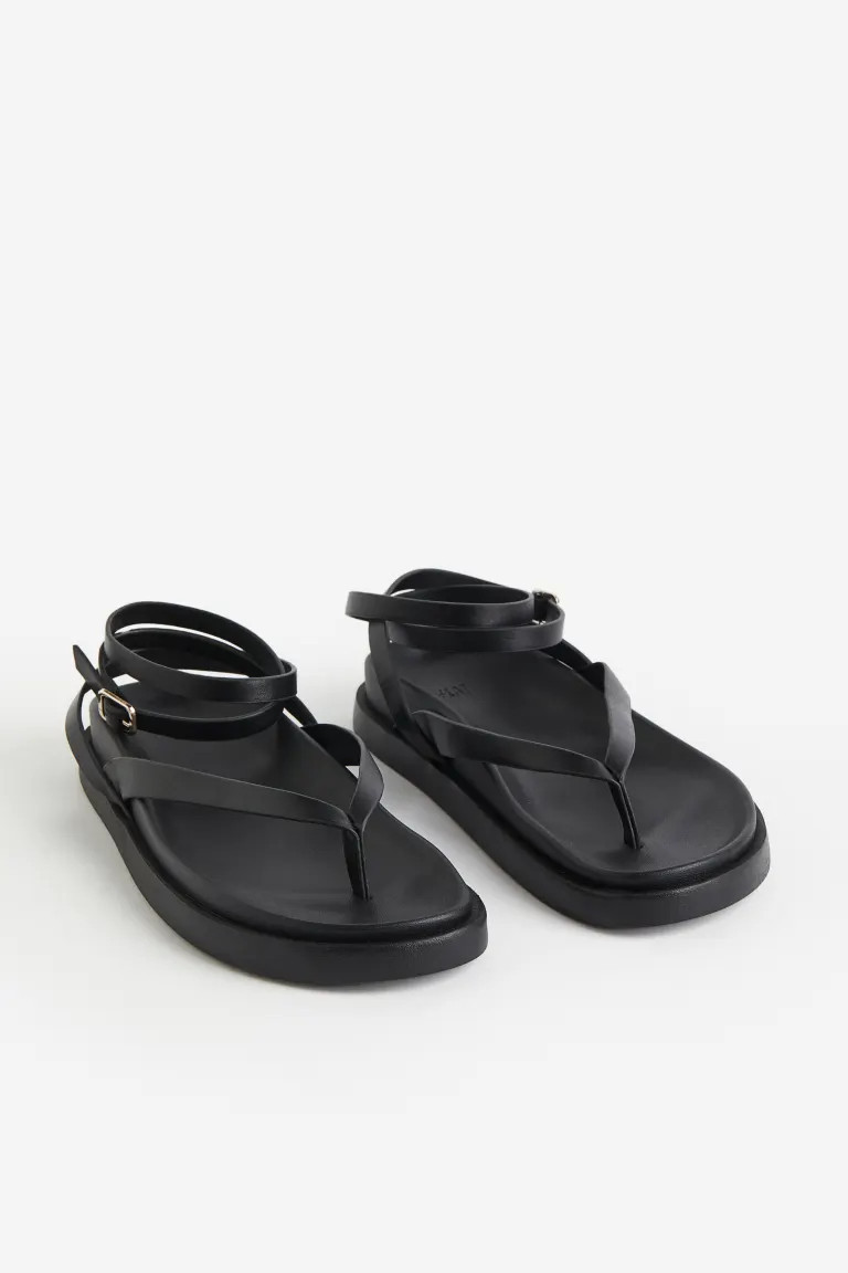 Chancletas de piel | H&M (FR, IT, ES, PT, BE)