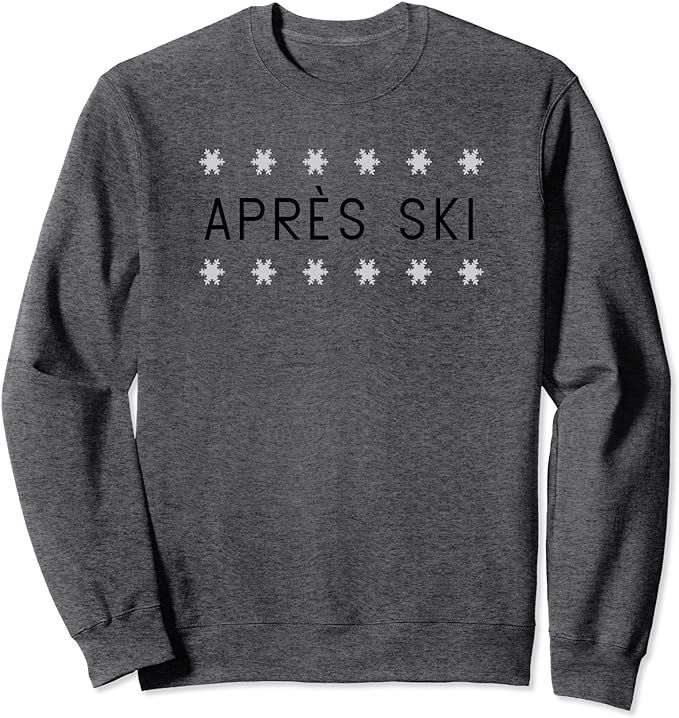 Apres Ski winter sports sweatshirt | Amazon (US)