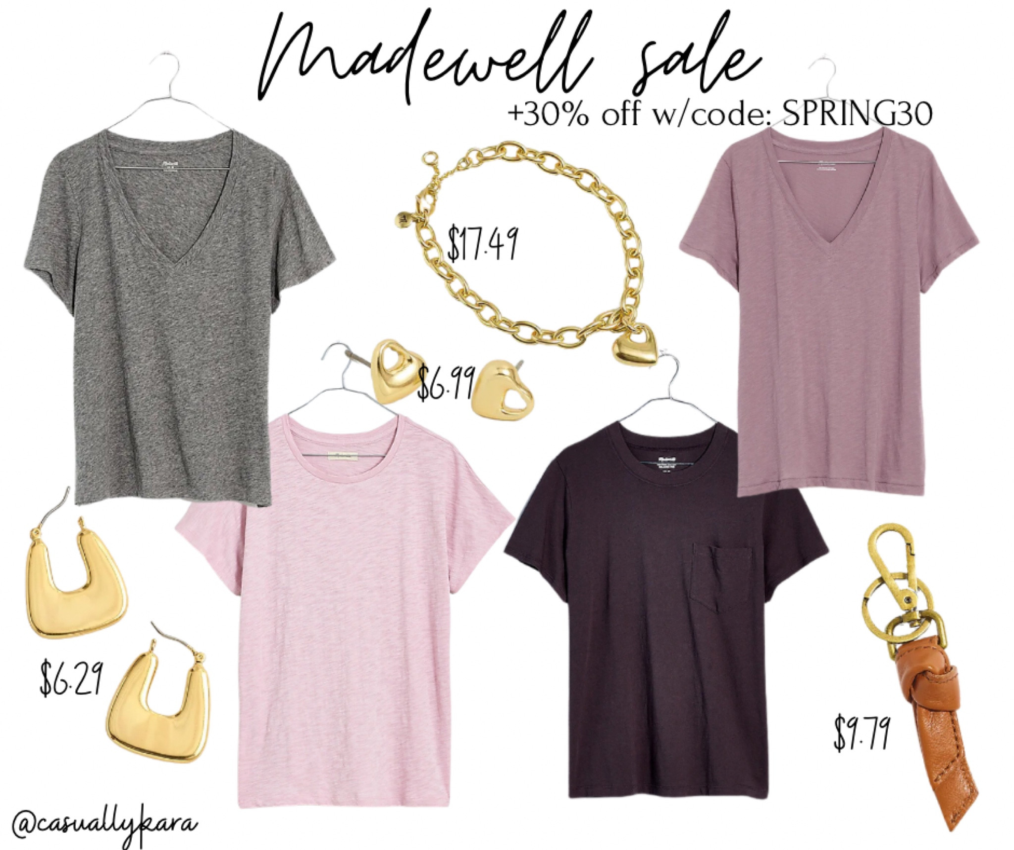 Some of the best tees I’ve ever worn right here! They are significantly marked down AND have 30% off on top for certain colors and styles. I usually do an XS in these. There are also a ton of accessories in the sale, thinking Mother’s Day!

#LTKGiftGuide #LTKsalealert #LTKfindsunder50