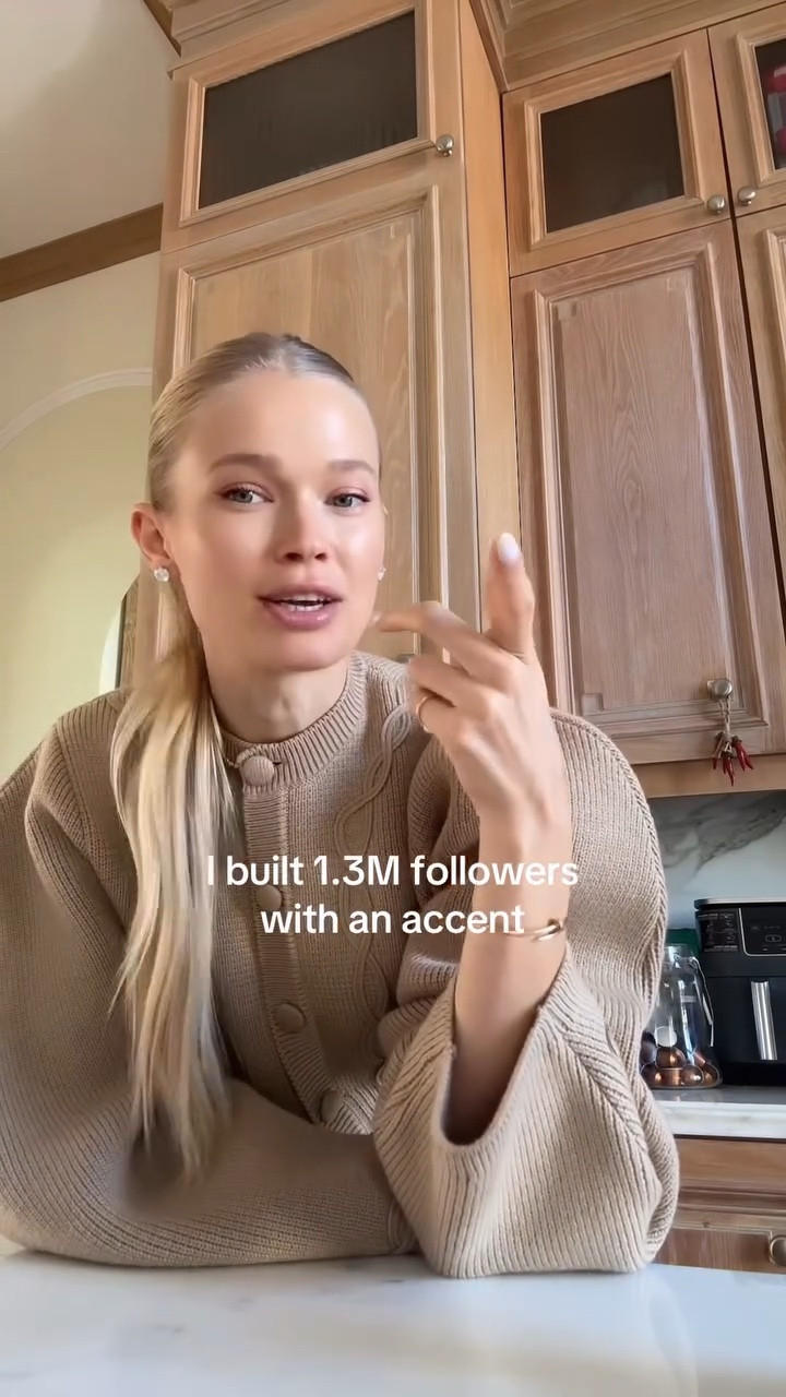 600K people gained last year reaching 1.3 M With a strong accent. Sometimes I wonder if I’d go further without it…or if it’s exactly why you remember me 🤍😜

#honest #mindset 

#LTKdayinmylife #LTKstorytime #LTKselfcare