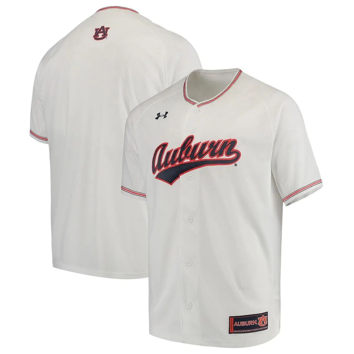 Men's Under Armour White Auburn Tigers Performance Replica Baseball Jersey at Nordstrom, Size Large | Nordstrom