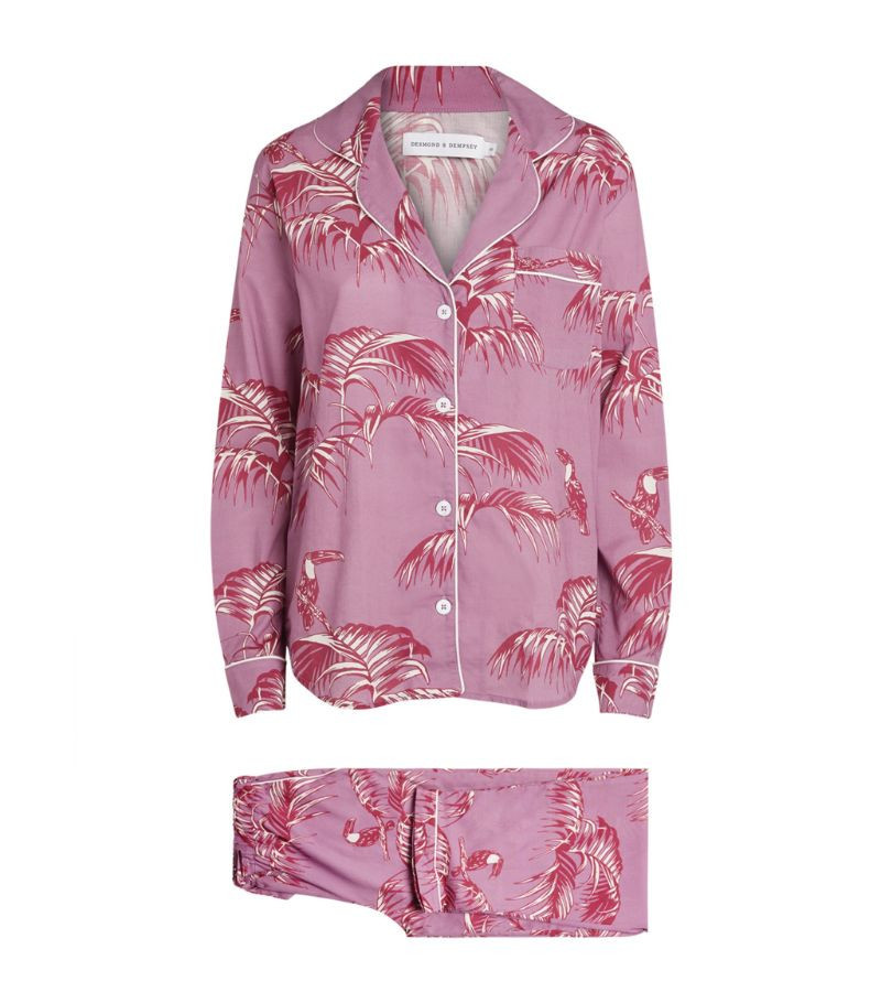 Desmond & Dempsey Bocas Print Pyjama Set | Harrods
