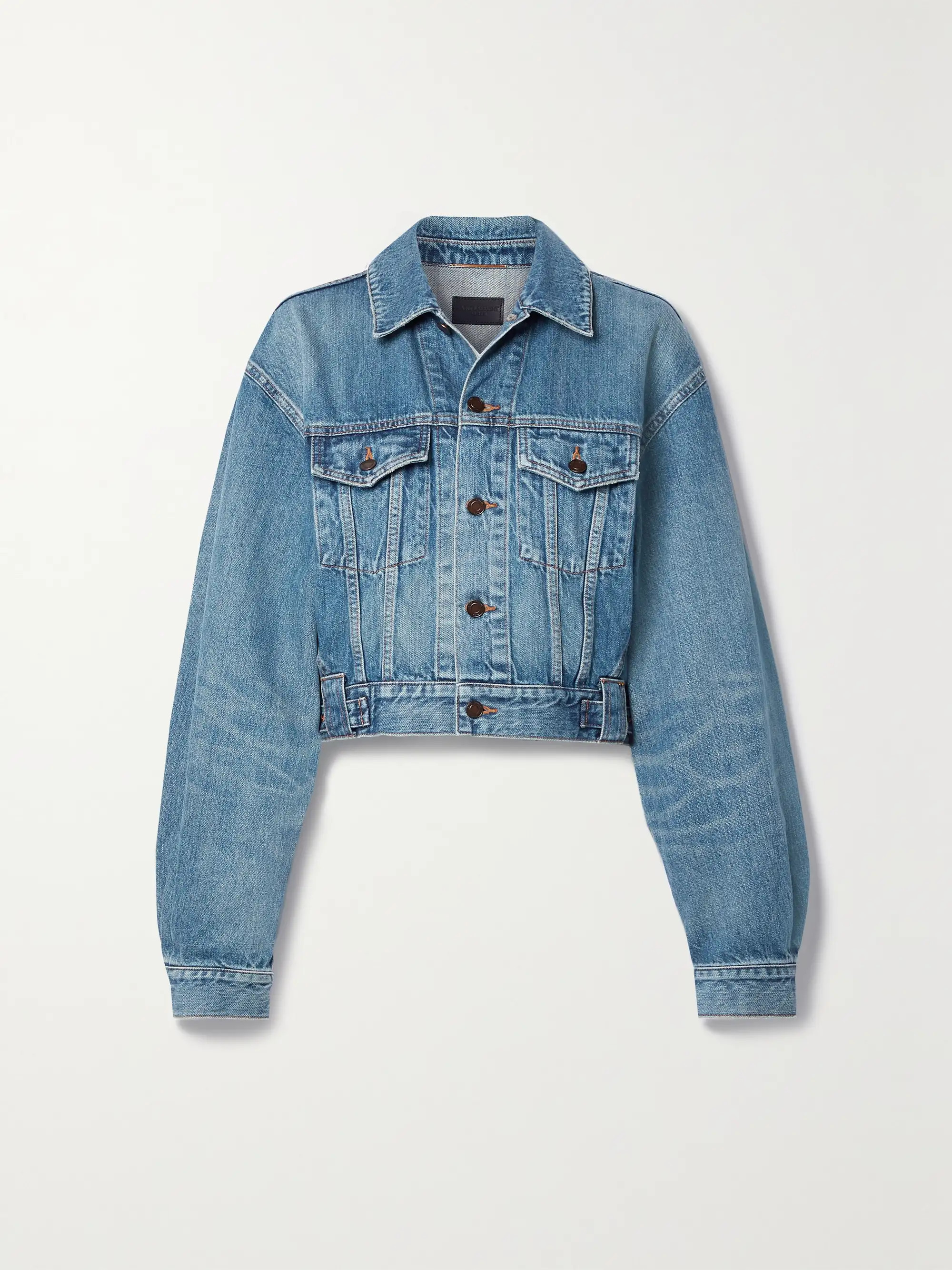 Cropped denim jacket | NET-A-PORTER (US)