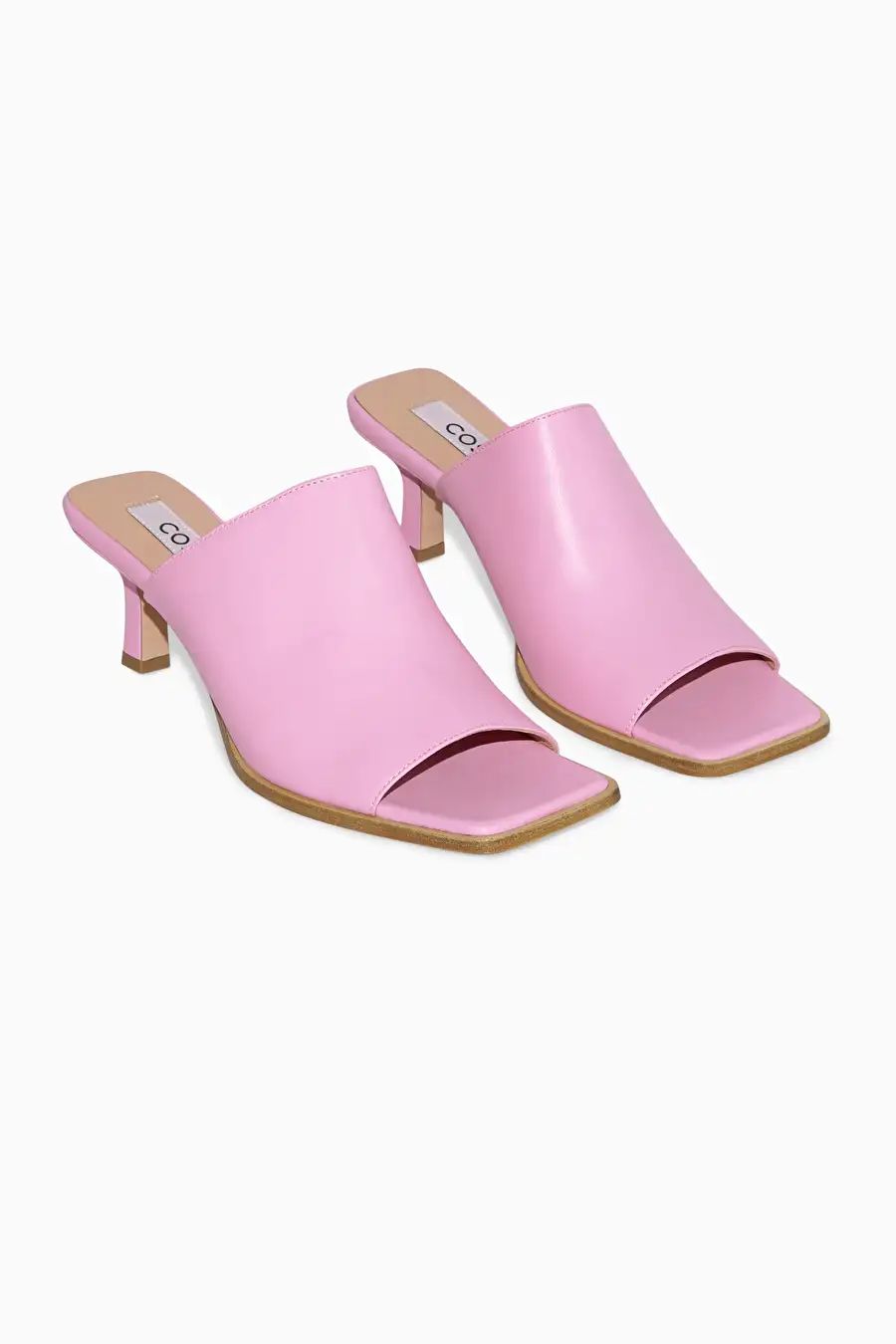 LEATHER MULES - PINK - COS | COS (EU)