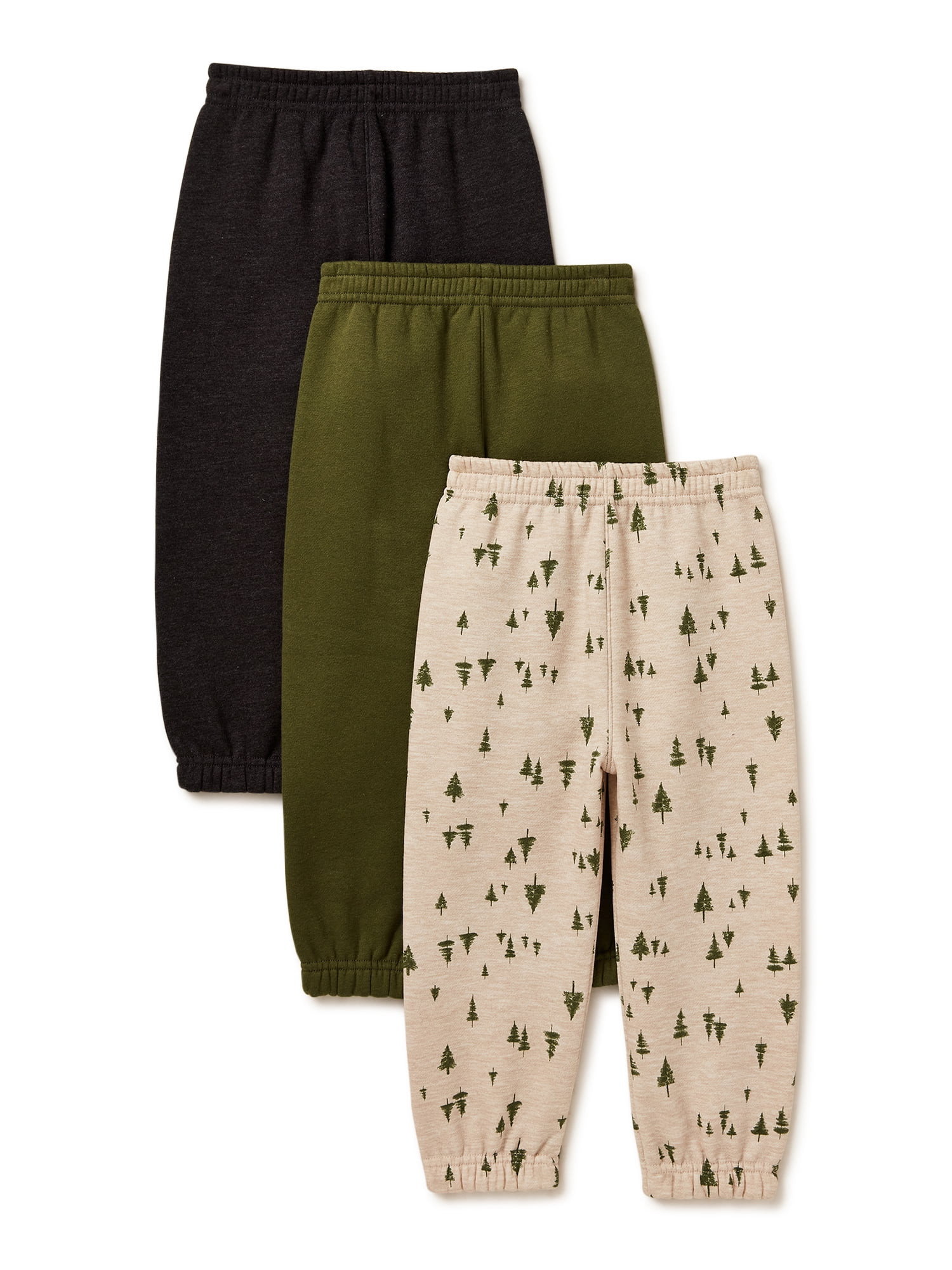 Garanimals Toddler Boys Fleece Sweatpants Multipack, 3-Pack, Sizes 2T-5T - Walmart.com | Walmart (US)