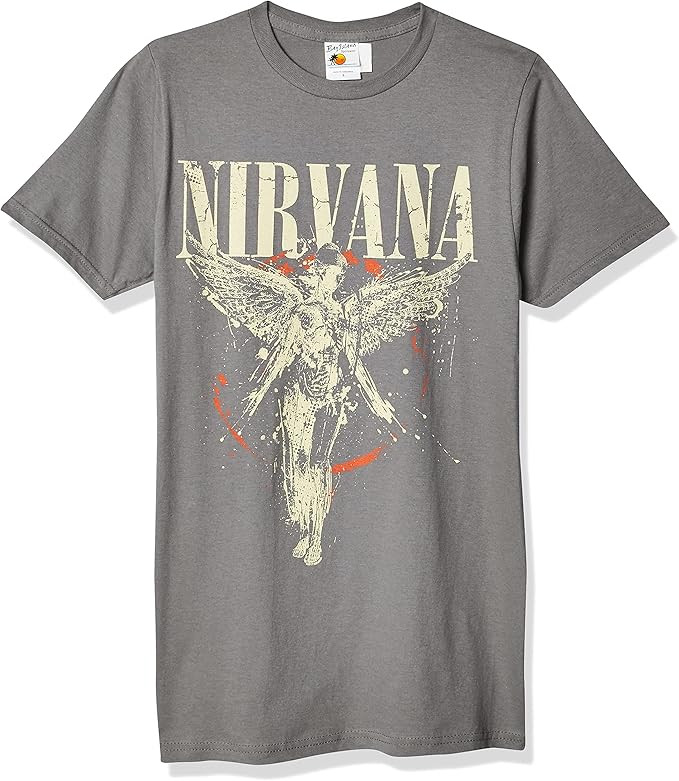 Nirvana unisex adult Nirvana in Utero T-shirt, Asphalt, Large T Shirt, Asphalt, Large US | Amazon (US)