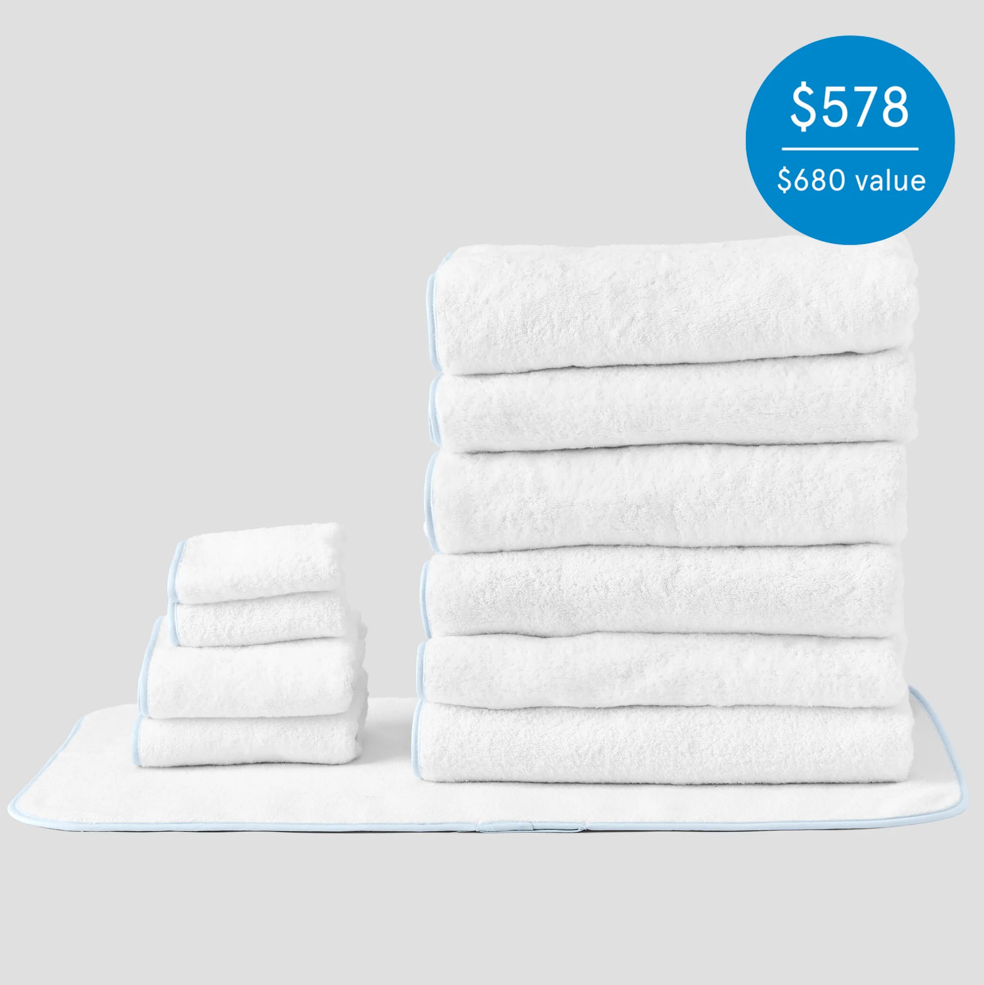 Bath Sheet Bathroom Bundle (11 pieces) | Weezie Towels